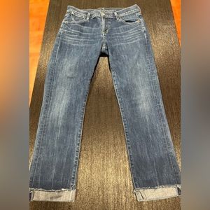 CITIZENS OF HUMANITY WOMEN'S DANI CROPPED STRAIGHT LEG STRETCH JEANS SIZE 28